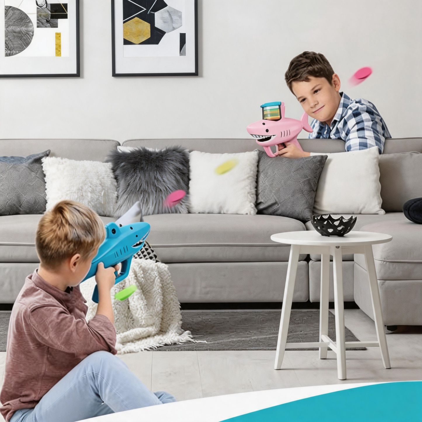 Foam Disc Shooter, Foam Disc Launcher, Summer Activities, and Party Favors for Ages 6-12