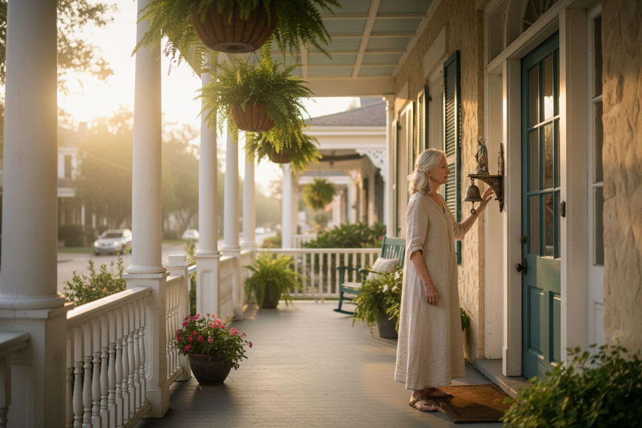 New Orleans Porch Small Bell