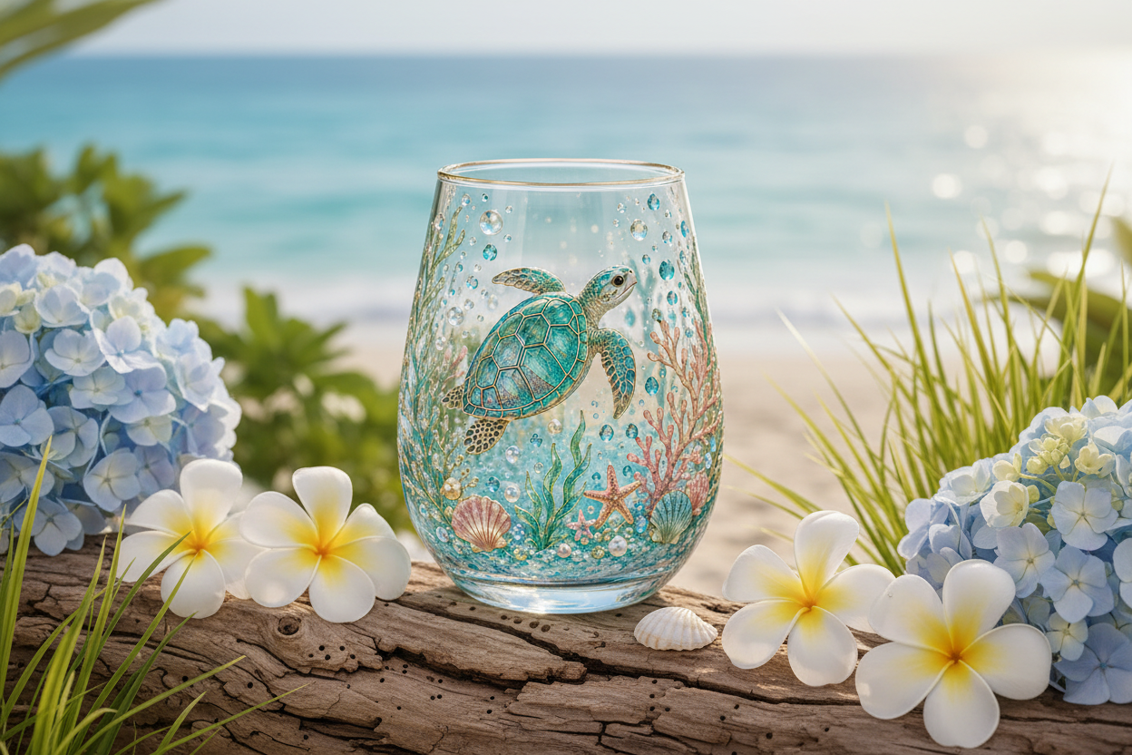 Ocean of Hope Coastal Garden Scene