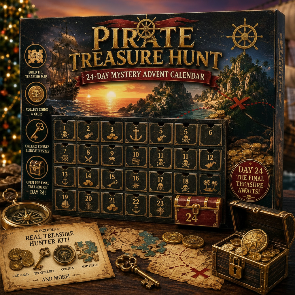 ⏳ Last Day 52% OFF – 24-Day Mystery Adventure Advent Calendar Collection | 24 Clues, Hands-On Puzzles & One Final Reveal