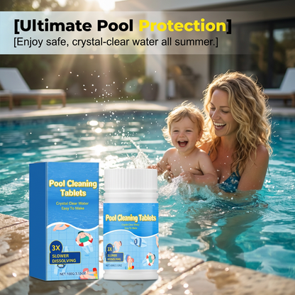 Pool Cleaning Tablets – Eliminate Odors, Stains & Cloudy Water Fast