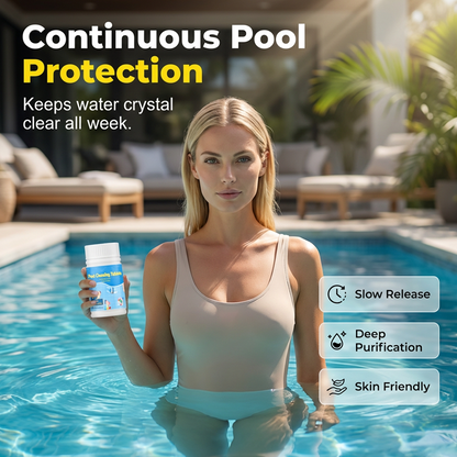 Pool Cleaning Tablets – Eliminate Odors, Stains & Cloudy Water Fast