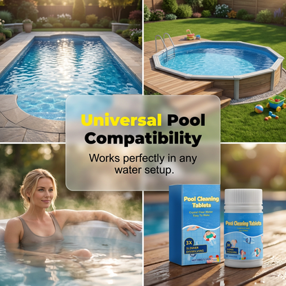 Pool Cleaning Tablets – Eliminate Odors, Stains & Cloudy Water Fast
