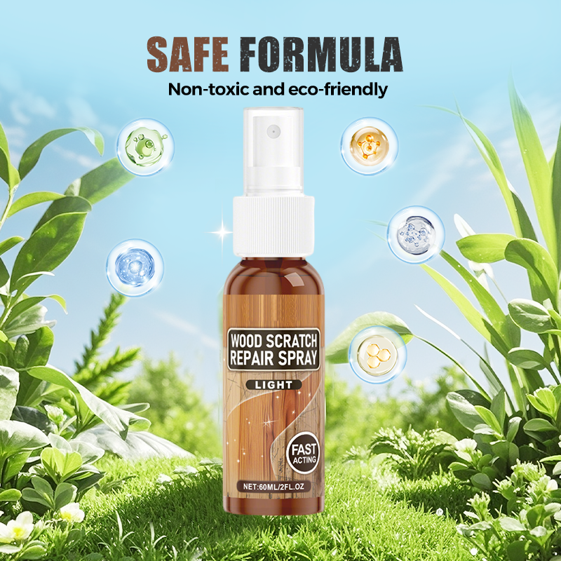 🌿 Eco-Friendly Wood Repair Spray – Safe for Home