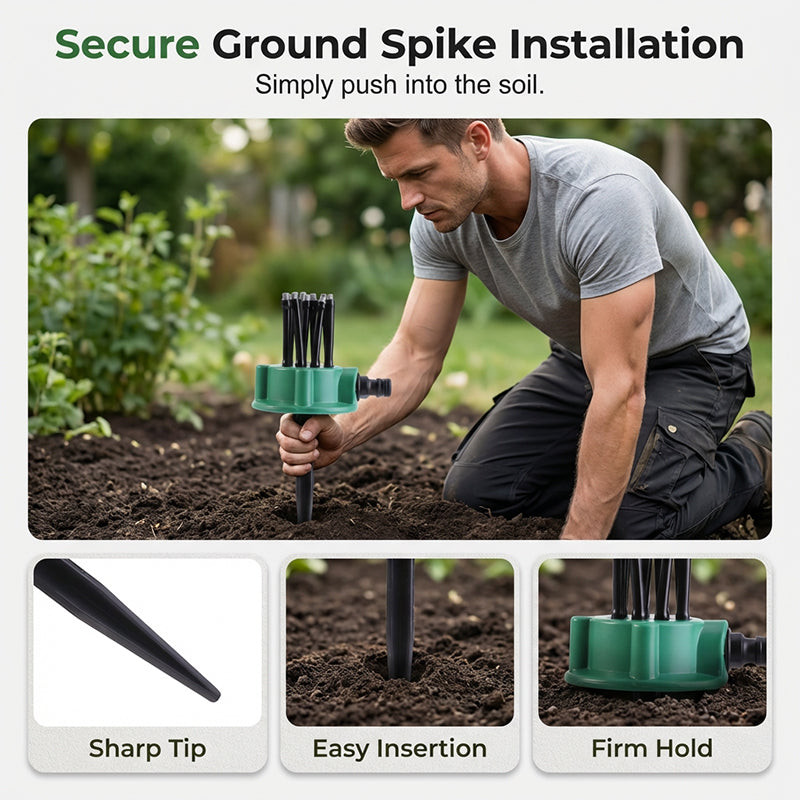 50K+ SOLD!🌱 360° Multi-Directional Lawn Sprinkler💧Precision Garden Irrigation with Flexible Spray Nozzles🌱