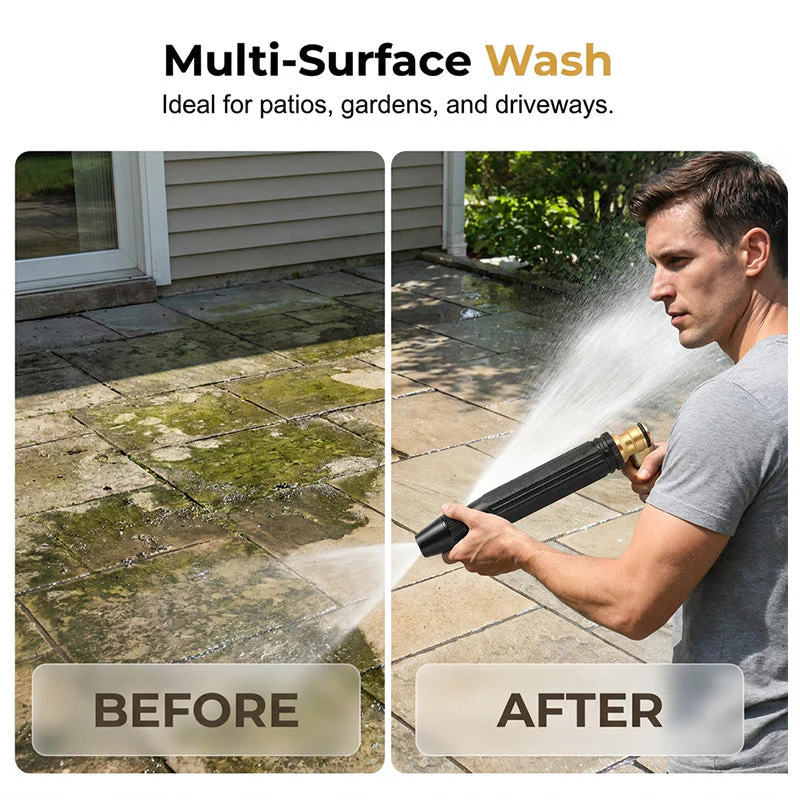 💥Buy 2 Get 1 Free 🚿High Pressure Washer for Car and Garden! 💦🚗 10 times more powerful, 8 spray settings & extremely sturdy metal housing