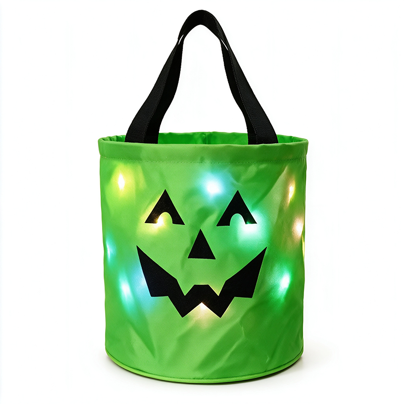🔥50% OFF🎃LED Light Up Halloween Candy Bucket