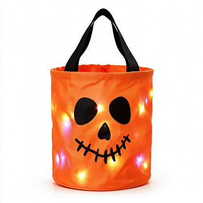 🔥50% OFF🎃LED Light Up Halloween Candy Bucket
