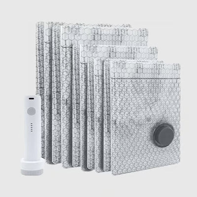 Cordless Travel Vacuum Bag Set